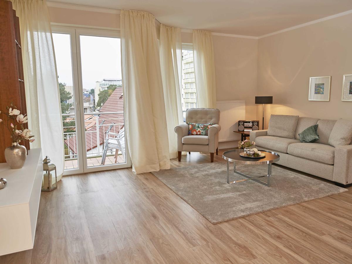 Residenz Bel Vital In Binz - Wg21 Mit Balkon Und Seitlichem Meerblick Esterno foto